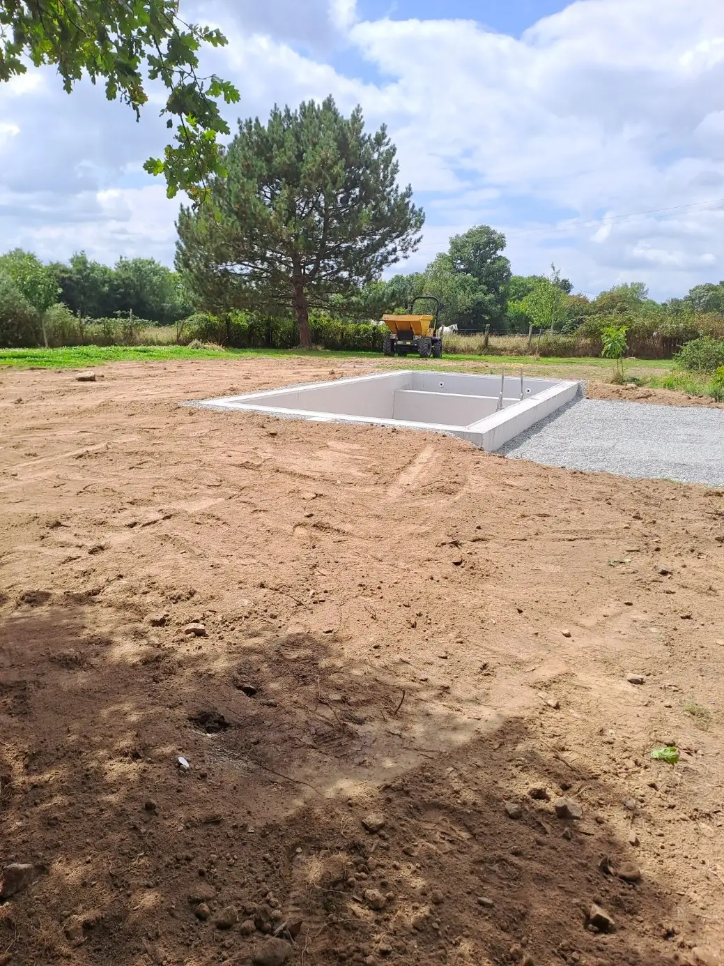 Terrassement pour fondations Donges